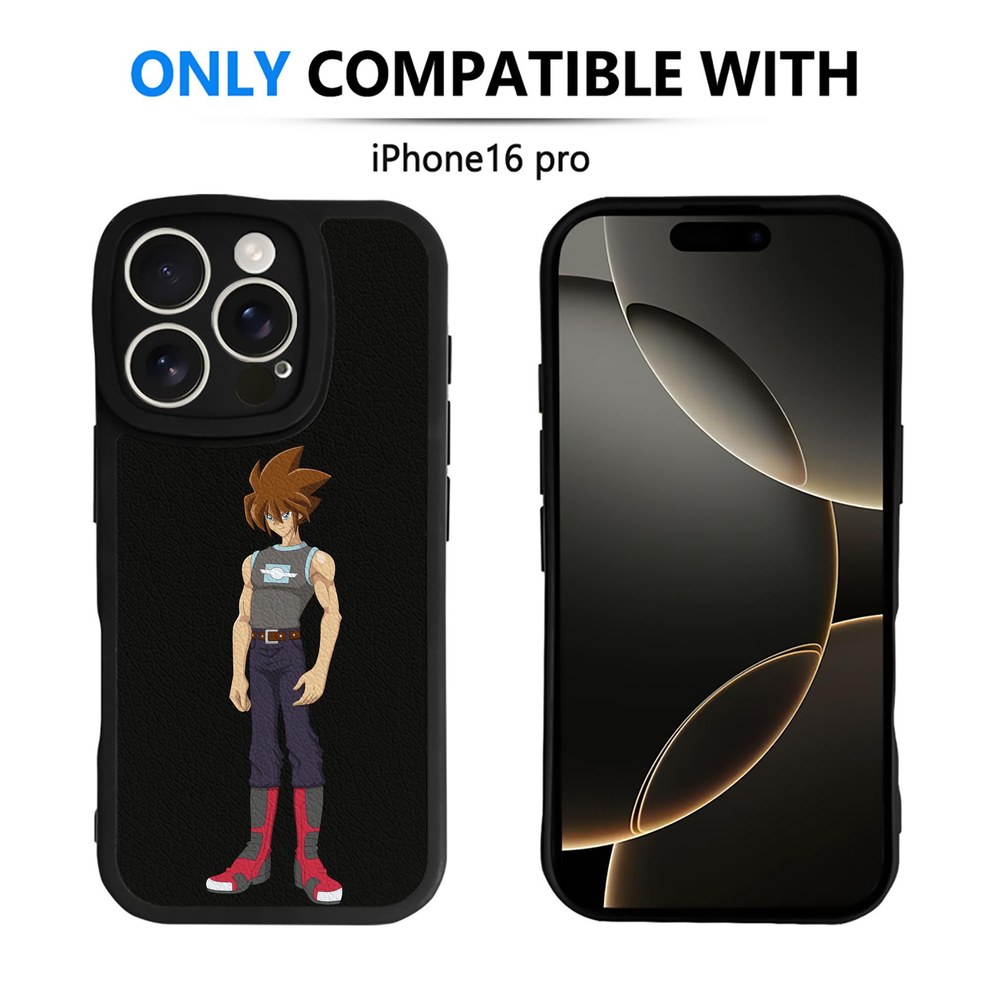遊☆戯☆王 Yu-Gi-Oh! 【iPhone 16シリーズ対応】シリコンスマホケース（レザー調） 材質：シリコン
